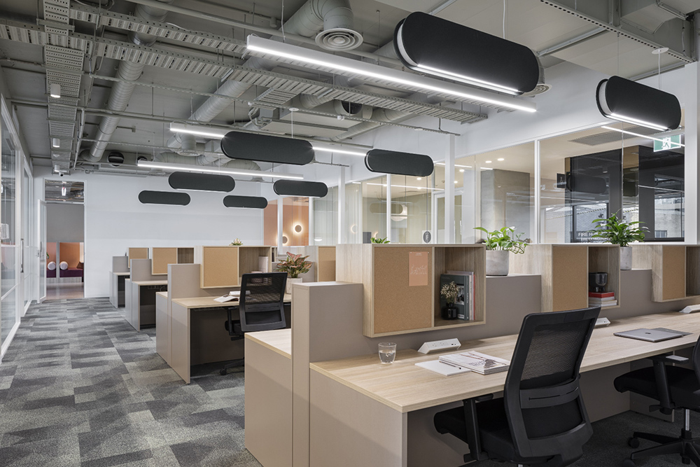 湖南卓正裝飾教您了解辦公室裝修，材質制造視覺沖擊